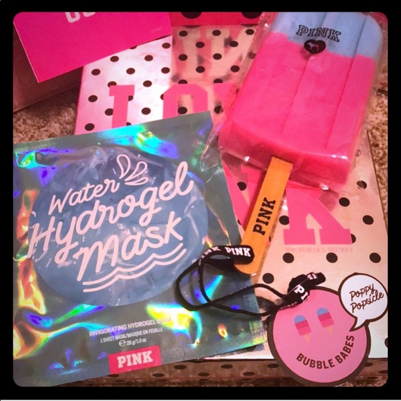 💕PINK VS Bubble Babes Bath Sponge Bundle NWT💕 - Picture 3 of 5